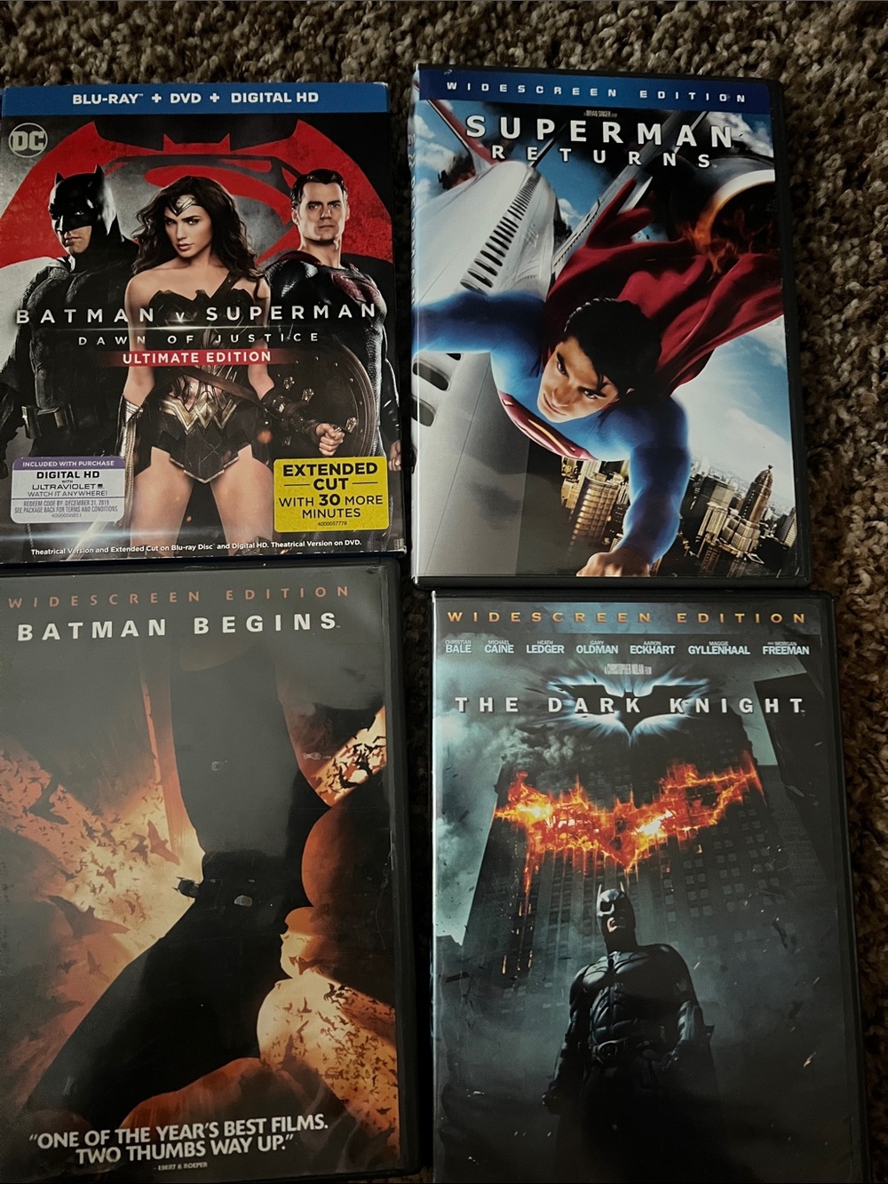 DC Four Batman & Superman DVD’s